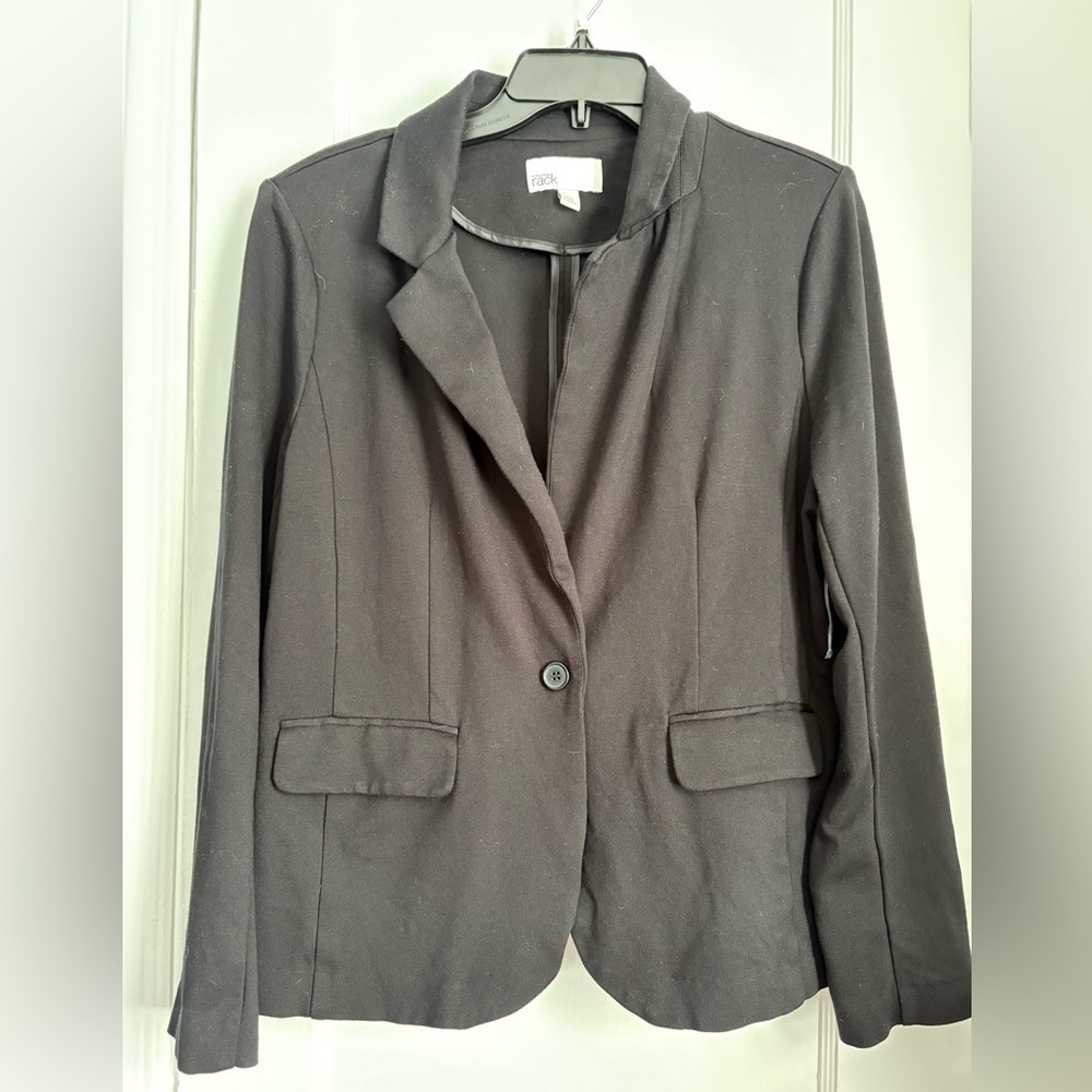 Nordstrom Rack Classic Black Tailored One ButtonWomen's Blazer Sz: XL